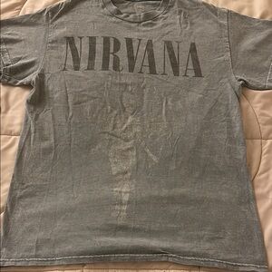 NIRVANA Vintage Gray Short Sleeve Tee